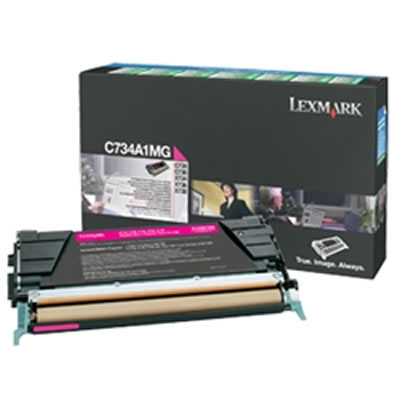 LEXMARK C734A1MG リターンプログラムトナーカートリッジ・マゼンタ（6000枚）