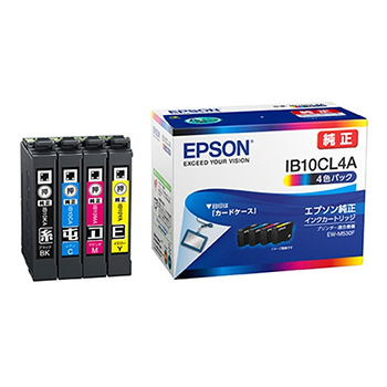 EPSON IB10CL4A インクカートリッジ/カードケース（4色パック） 純正