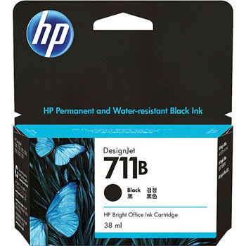 HP 3WX00A HP711B インクカートリッジ ブラック 純正