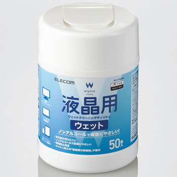 ELECOM WC-DP50N4 液晶用ウェットクリーニングティッシュ