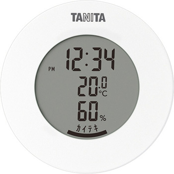タニタ TT-585WH デジタル温湿度計 ホワイト