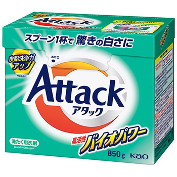 花王 452412 アタック 高活性バイオパワー 本体 850g