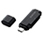 ELECOM MR3C-D011BK USB Type-Cメモリリーダライタ（スティックタイプ）