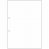BPET2001S マルチプリンタ帳票 スーパーエコノミー A4 白紙 2穴 汎用品 (923-3133) 1セット＝500枚(