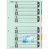 コクヨ シキ-260 カラー仕切カード(ガバット･背幅伸縮ファイル用･6山見出シ) A4タテ 2穴 (212-5185) 1パッ