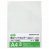 MCHEA4-10C 再生クリアホルダー 名刺ポケット付き A4 クリア 汎用品