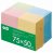 TGK-7550C エコふせん キューブ 75×50mm 4色 4冊パック 汎用品 (518-0622) 1パック＝4冊