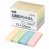 TKK-7525 広範囲のりふせん 75×25mm 4色 10冊パック 汎用品 (419-2626) 1パック＝10冊