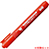 TS-NDBA-1R キャップ式ノンドライ油性マーカー シングル 太字（平芯） 赤 1セット（10本） 汎用品 (912-474