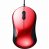 BUFFALO BSMBU100RD 有線 BLUELED 静音 3ボタンマウス レッド (247-5899)