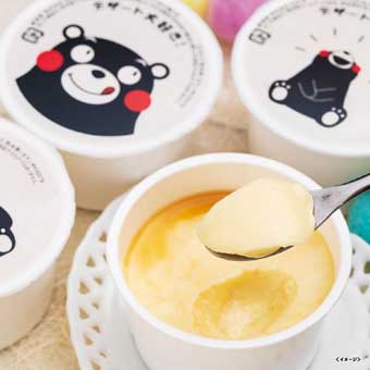 くまモンの牛乳プリン