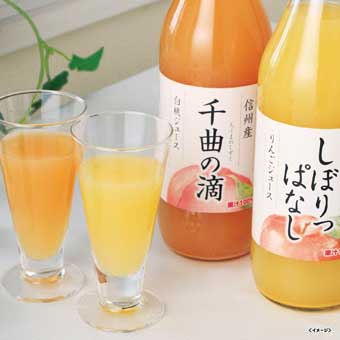 寿高原食品 りんご＆ももジュースセット