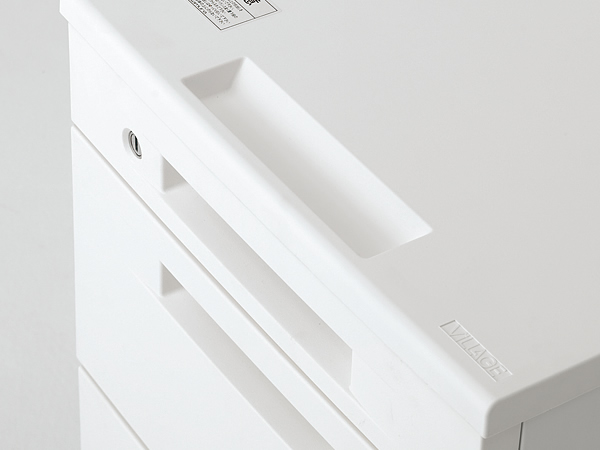 8VD03W-MJ59 デスク インサイドワゴン 3段 ホワイトの通販｜法人オフィス家具のオフィネット オカムラ ビラージュ 定番格安