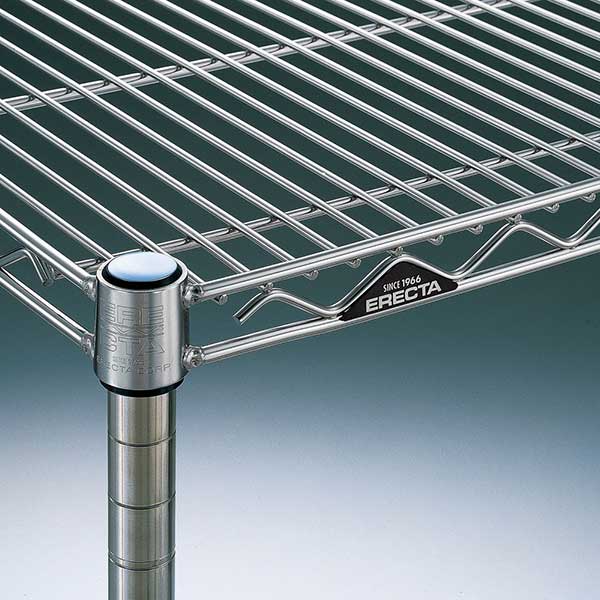 雑誌で紹介された スーパー エレクターシェルフ LMSシリーズセット 奥行760mm LMS910×P1390×5段<br> ERECTA エレクター  セット 業務用 シェルフ ステンレス 棚板 収納家具 ラック キャビネット 本棚