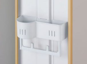 小物ポケット付ネクタイ・タオル掛け(フック機能付)