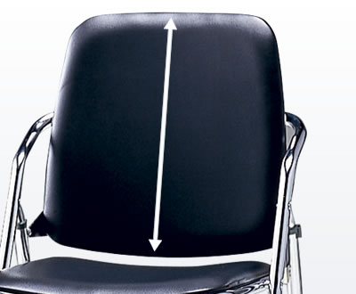 SCF12-CX パイプ椅子 ハイバック ブラック 4脚セットの通販｜法人オフィス家具のオフィネット SVV-2 サンケイ 安い限定品