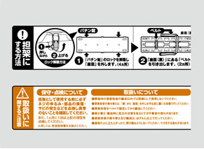 取り扱い方法ラベル付