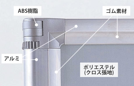 廃棄時に素材別の分類ができ、環境にやさしい単一素材製のパーツを使用しています。