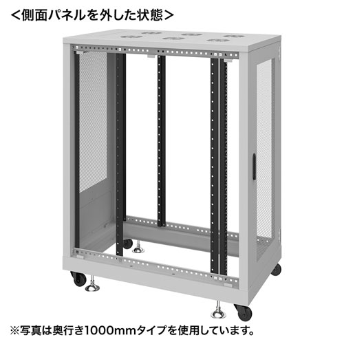 側面パネルを外した状態