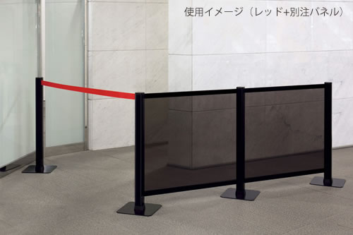 BPSQ-70-RD ライオン事務器 四角柱ベルトパーテーション 本体 BPSQ-70-RD ライオン事務器 四角柱ベルトパーテーション 本体