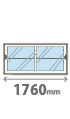 上置き ガラス引戸 幅1760mm