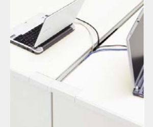 XEHH107F-WH ナイキ 平デスク 幅1000mm 本体：ホワイト 天板：ホワイト