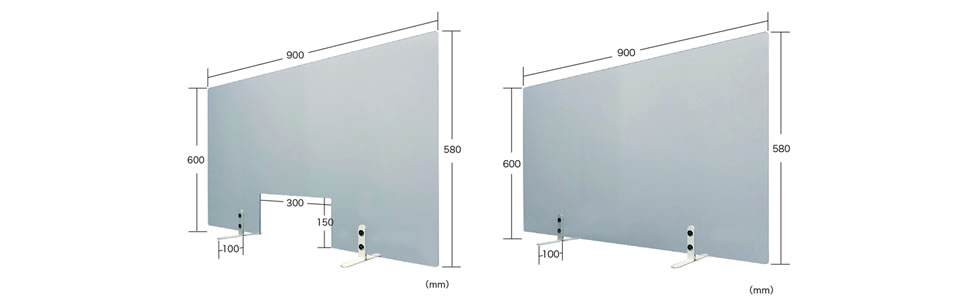 ENB-0609 トーカイスクリーン 飛沫防止透明パネル 幅900mm〈コロナ対策商品〉の通販｜法人オフィス家具のオフィネット