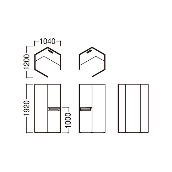 寸法図（ペンタ）