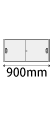上置き・幅900・引戸