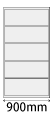 下置用ロッカータイプ・幅900・オープン
