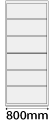 下置用ロッカータイプ・幅800・オープン