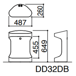 DD32DB-ZA75 オカムラ ライブスワゴン コーナー用 電源付 ネオホワイト