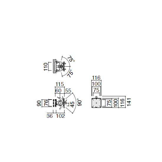 寸法図（4E87AA）