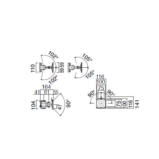 寸法図（4E87BA）