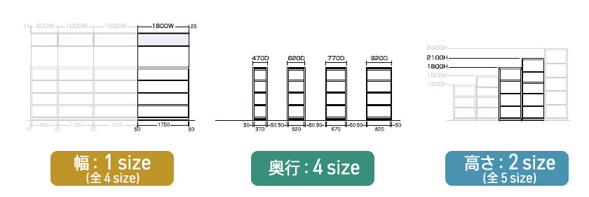 6Nサイズバリエーション