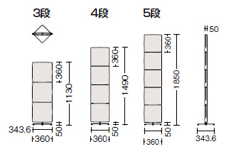 フロアスタンド付きパネル