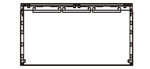 スクウェアタイプ幅1400mm×奥行700mm