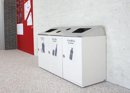 屋内用ゴミ箱別注対応品の設置例3