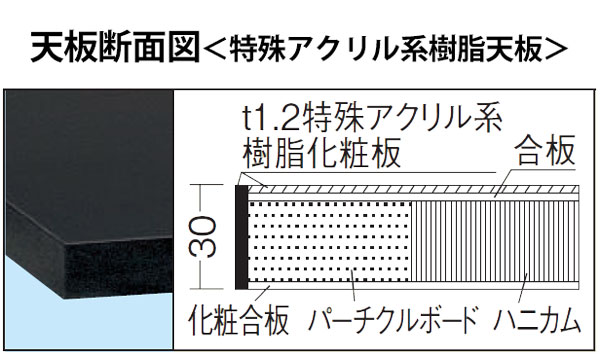 特殊アクリル天板