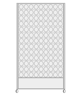 UB-285-136-1 テラモト 傘立て シュート式 オブリークアーバン