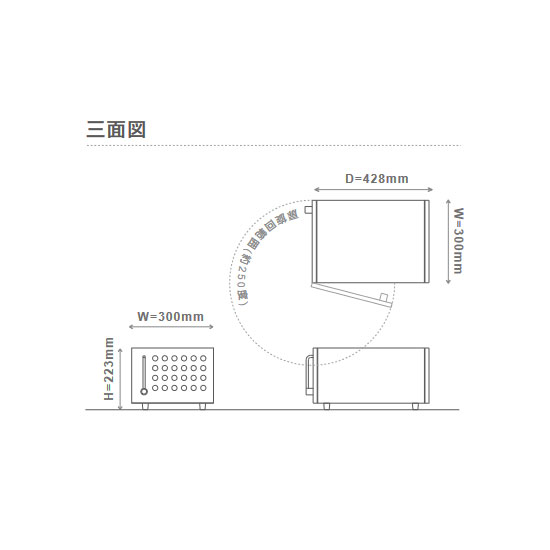 寸法図（IPC-SEC2-SP10）