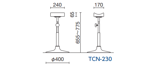 TCN-230型寸法図