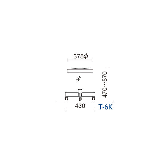 寸法図 T-6K