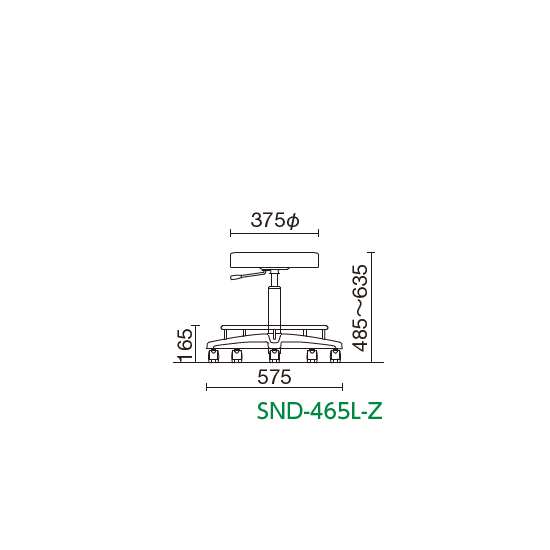 寸法図（SND-465L-Z）