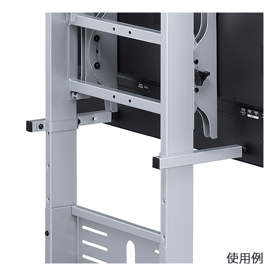 タッチパネル式等、大型ディスプレイの揺れを抑えます。