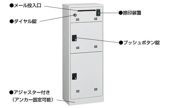 宅配ロッカーSTKの特長