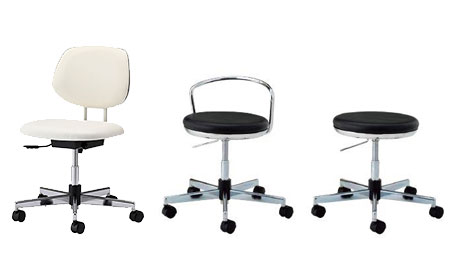 クリーンルーム内で清掃・梱包された<br>クリーンルーム用チェア