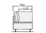 フィナンシェ_コーナーソファ形状
