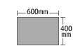 天板 幅600×奥行400mm