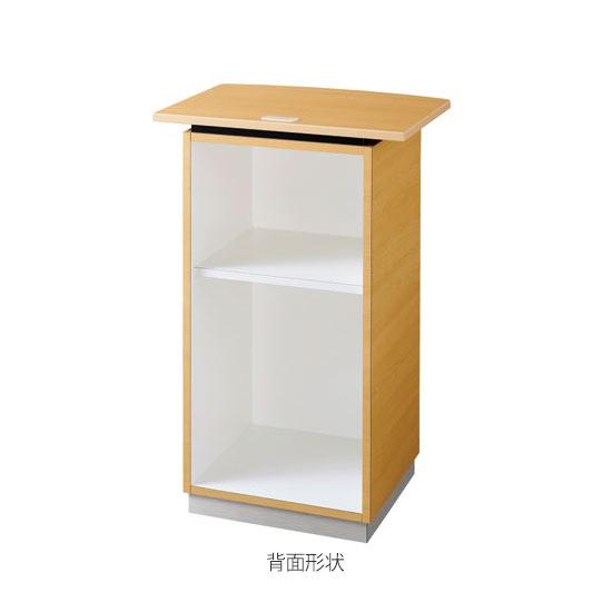 背面形状。簡易的な収納となっています。